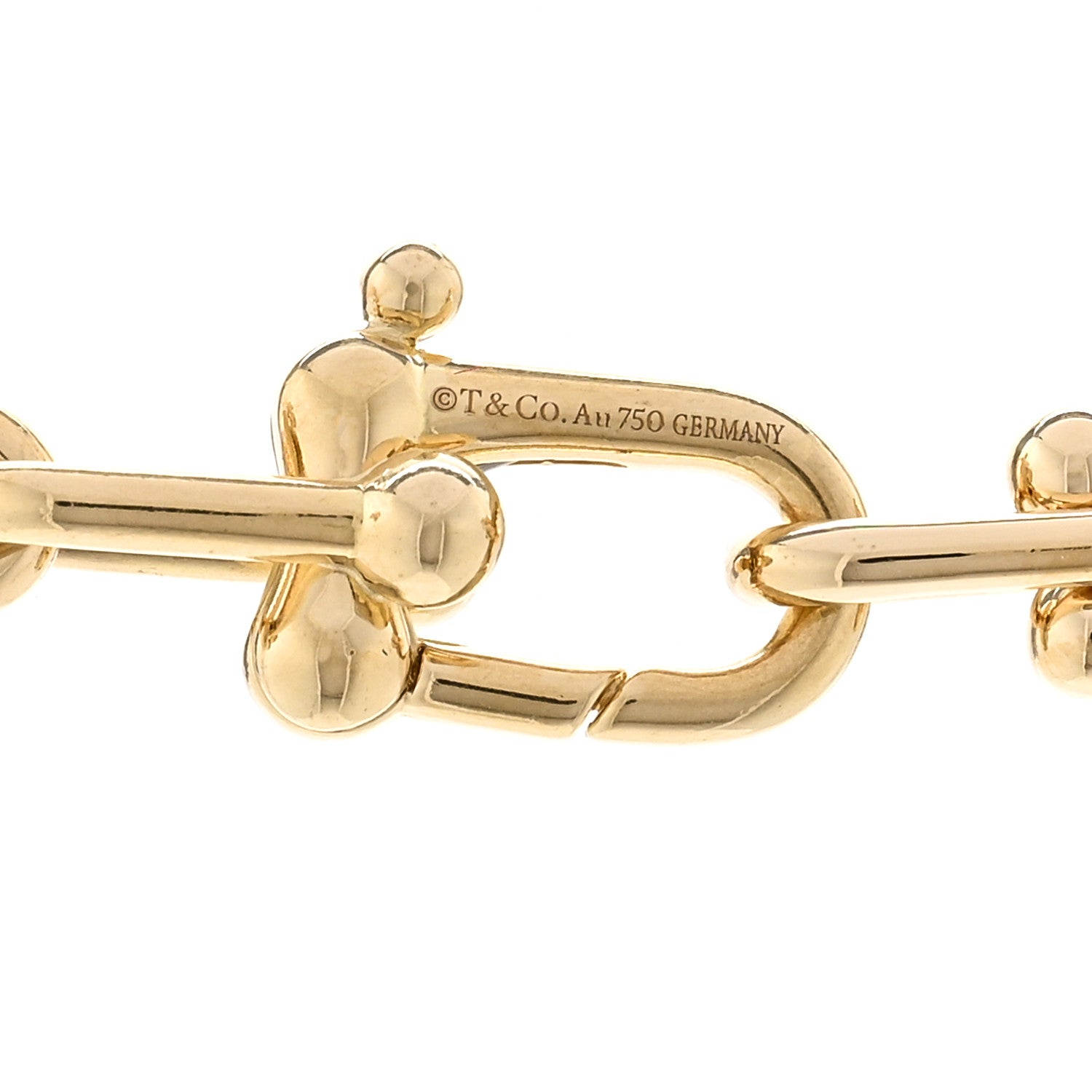 Tiffany 18K Yellow Gold Small HardWear Link Necklace 4 of 4