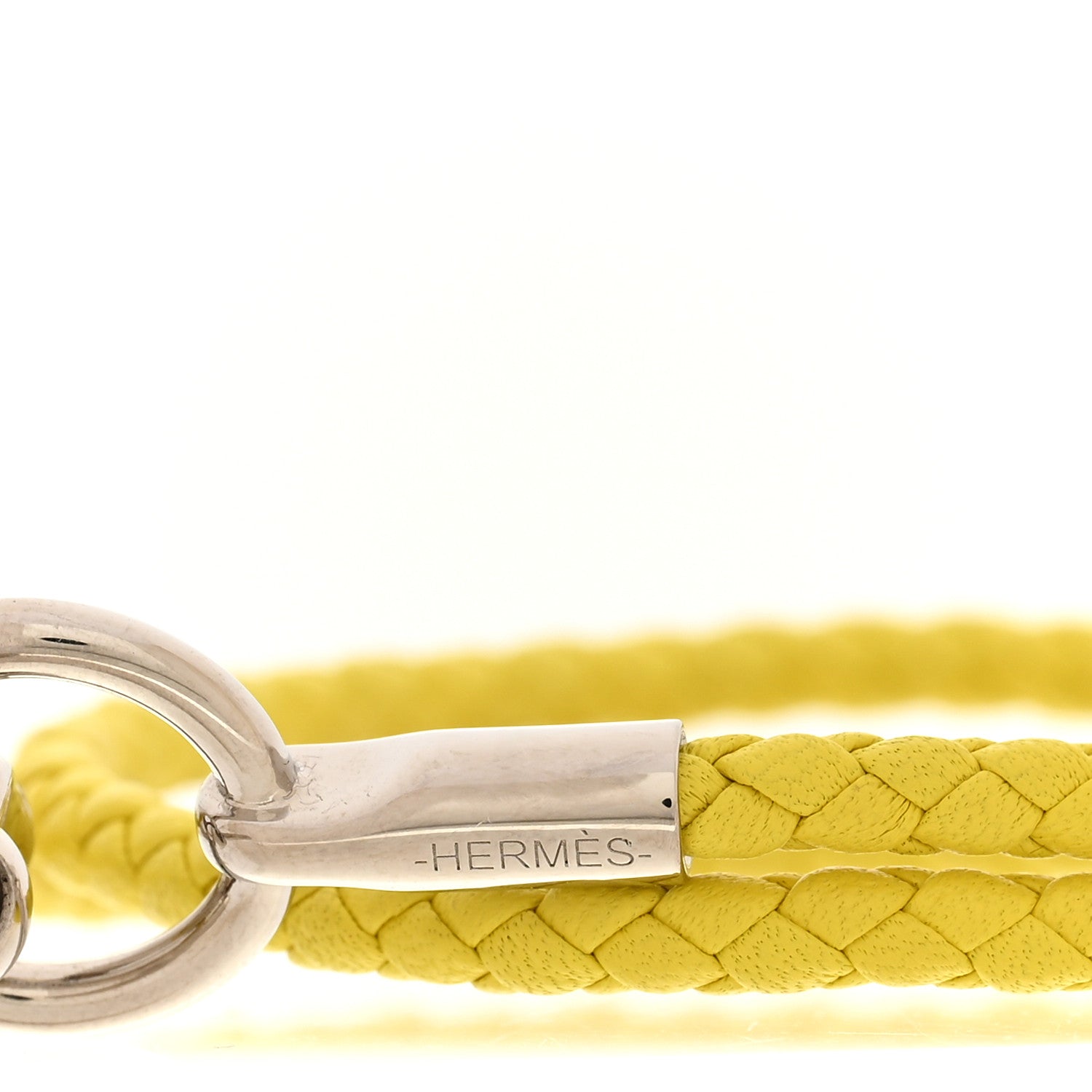 Hermes Swift Glenan Double Tour Bracelet T3 Lime 4 of 5