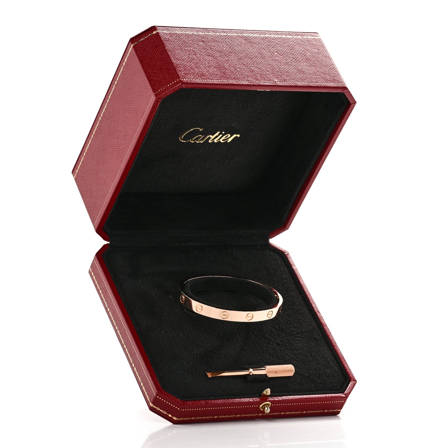 18k Pink Gold Love Bracelet 16