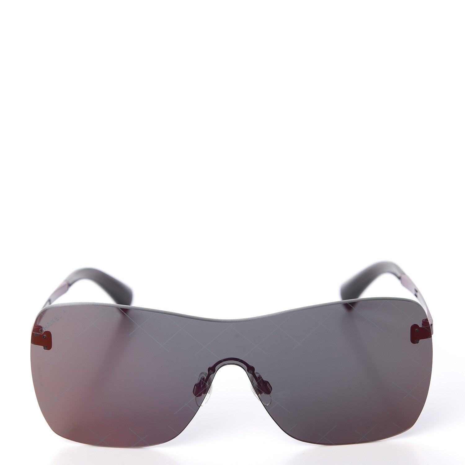 Chanel Shield Runway Sunglasses 4215 Burgundy 4 of 8