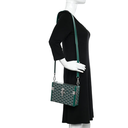 Goyard Goyardine Cassette Trunk Bag Green 2 of 9