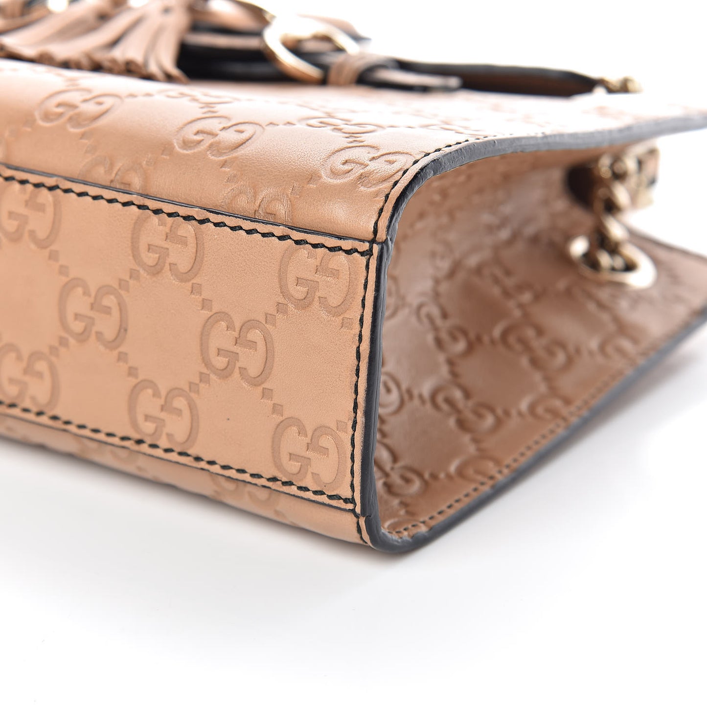 Guccissima Small Emily Chain Shoulder Bag Camelia