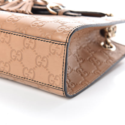 Gucci Guccissima Small Emily Chain Shoulder Bag Camelia 9 of 9