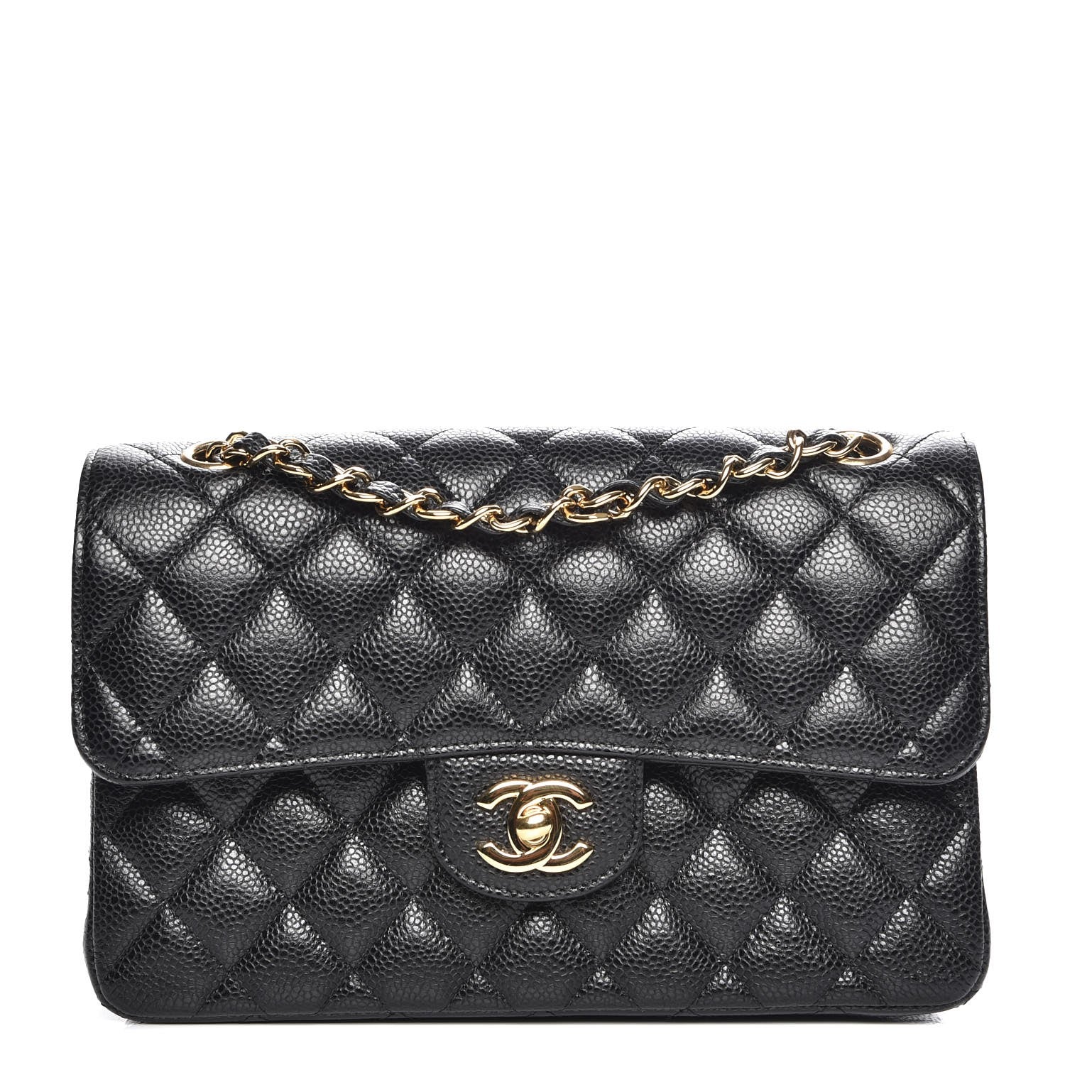 Chanel Caviar Quilted Small Double Flap Black 1 of 8