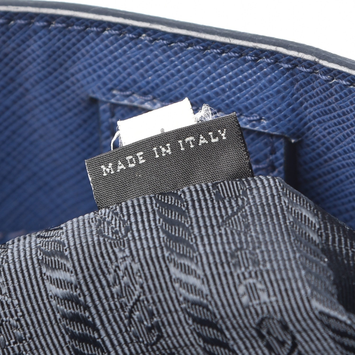 Prada Saffiano Lux Large Tote Bluette 7 of 10