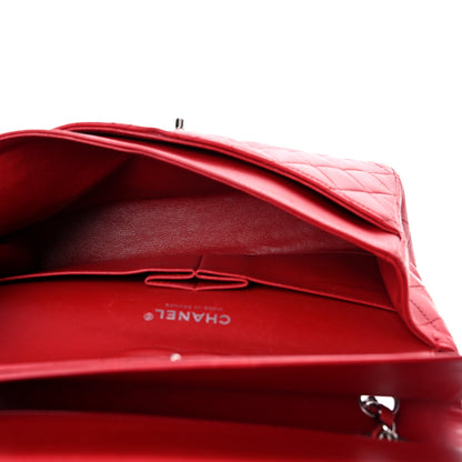 Chanel Lambskin Quilted Medium Double Flap Red 5 of 20