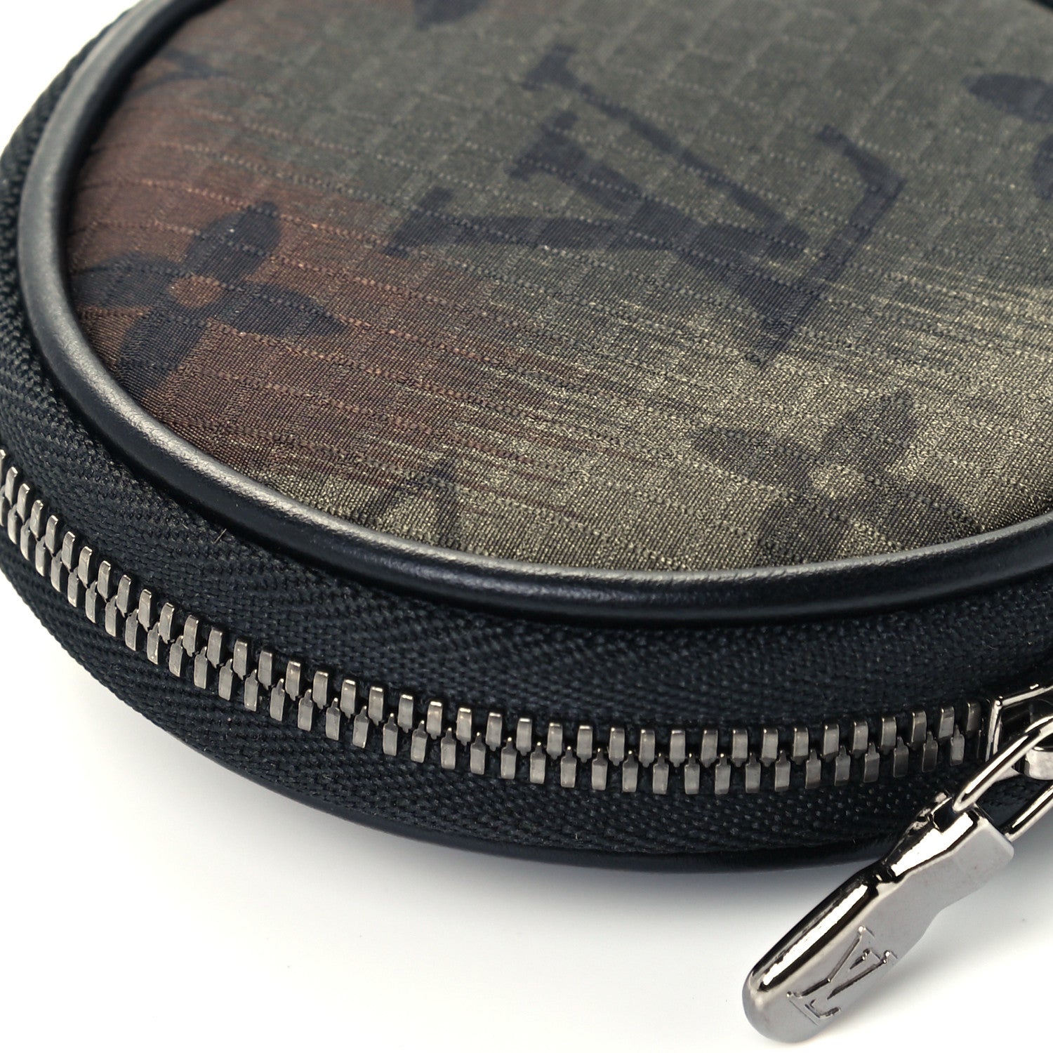 Louis Vuitton Nylon Monogram Camouflage Coin Pouch Green 6 of 7