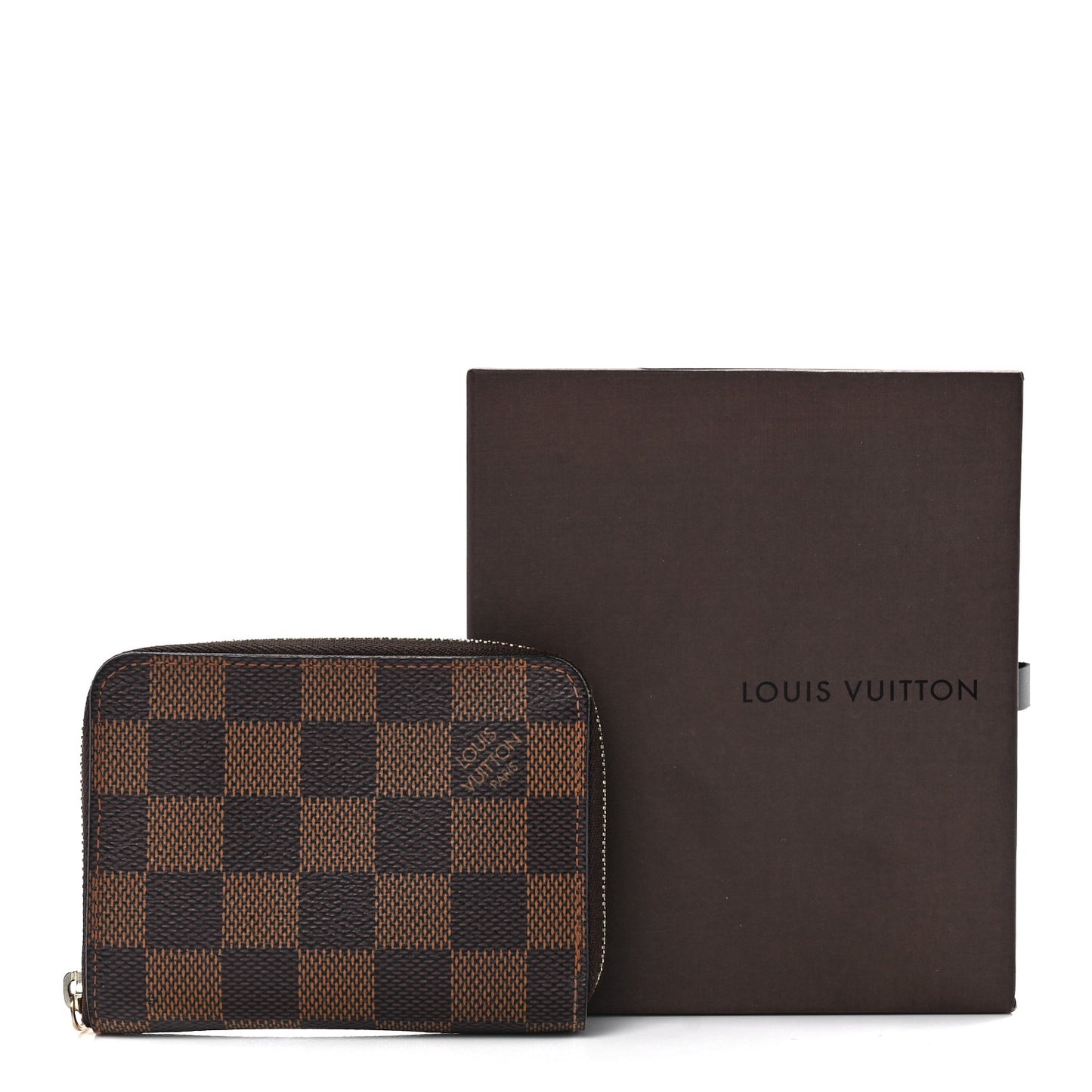 Damier Ebene Zippy Coin Purse