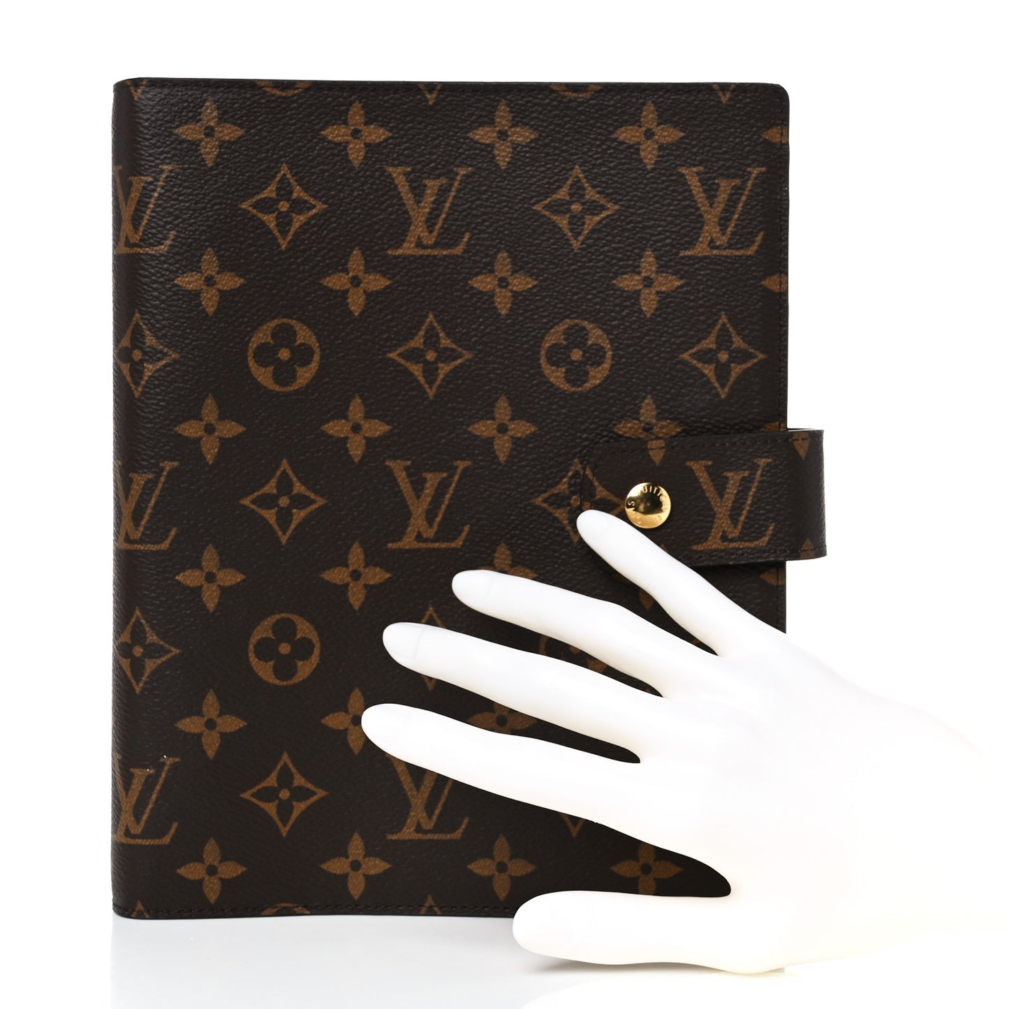 Monogram Large Ring Agenda Cover