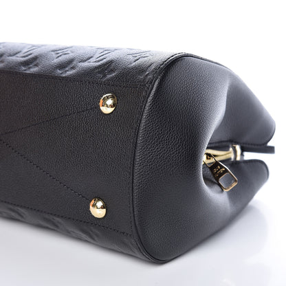 Louis Vuitton Empreinte Montaigne MM Black 9 of 10