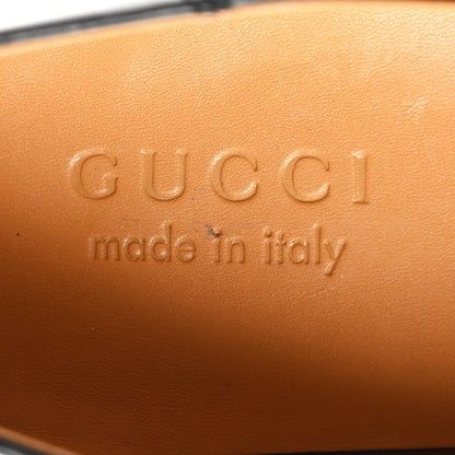 Gucci Goatskin Mens Horsebit Loafers 11 Black 7 of 9