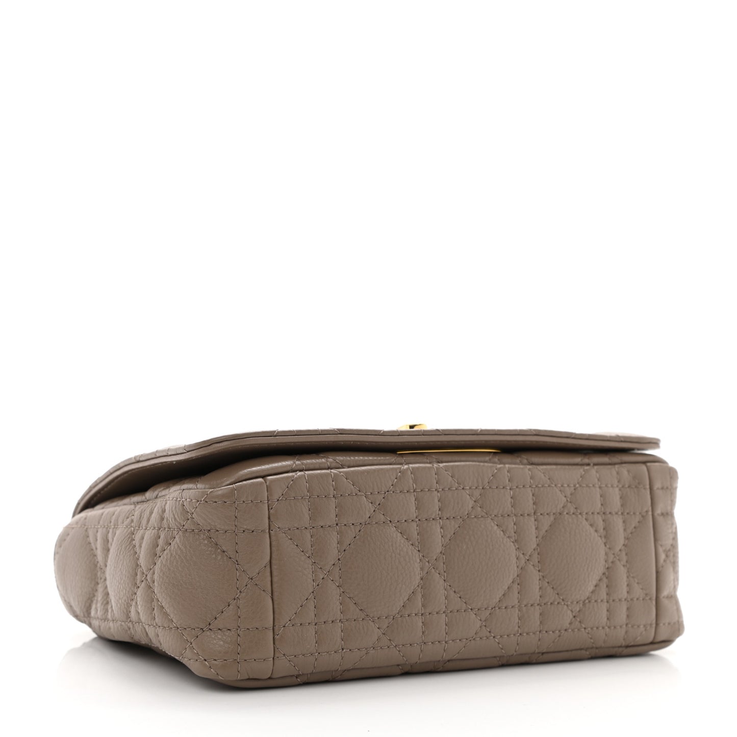Calfskin Cannage Small Caro Bag Taupe
