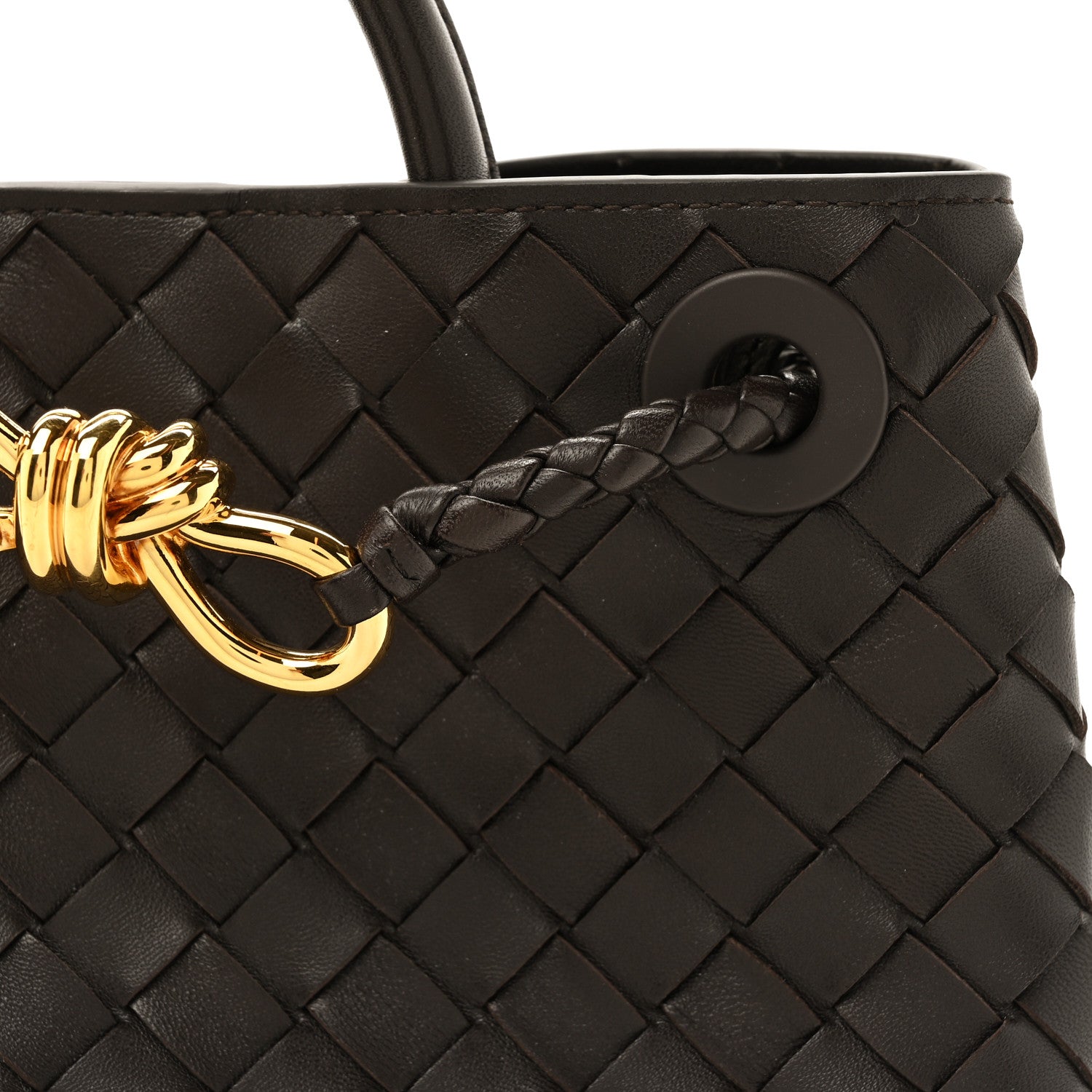 Bottega Veneta Nappa Intrecciato Small Andiamo Shoulder Bag Fondant 7 of 9