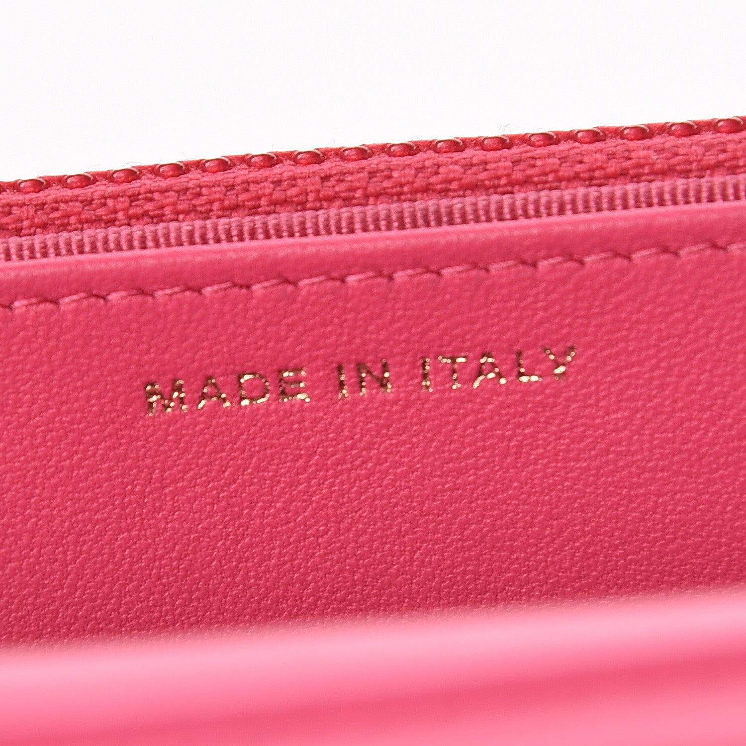 Chanel Lambskin Quilted Wallet On Chain WOC Pink 7 of 16
