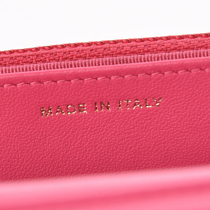 Chanel Lambskin Quilted Wallet On Chain WOC Pink 7 of 16