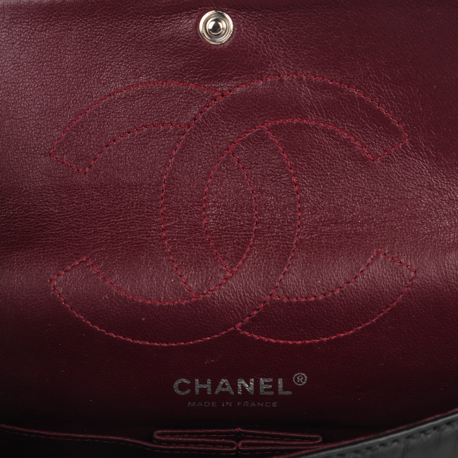 Chanel Aged Calfskin Quilted Lucky Charms 2.55 Reissue 225 Flap Black 8 of 11