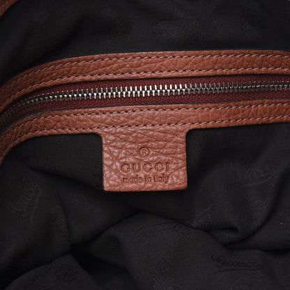 Gucci Calfskin Medium Bamboo Bar Shoulder Bag Light Brown 6 of 10