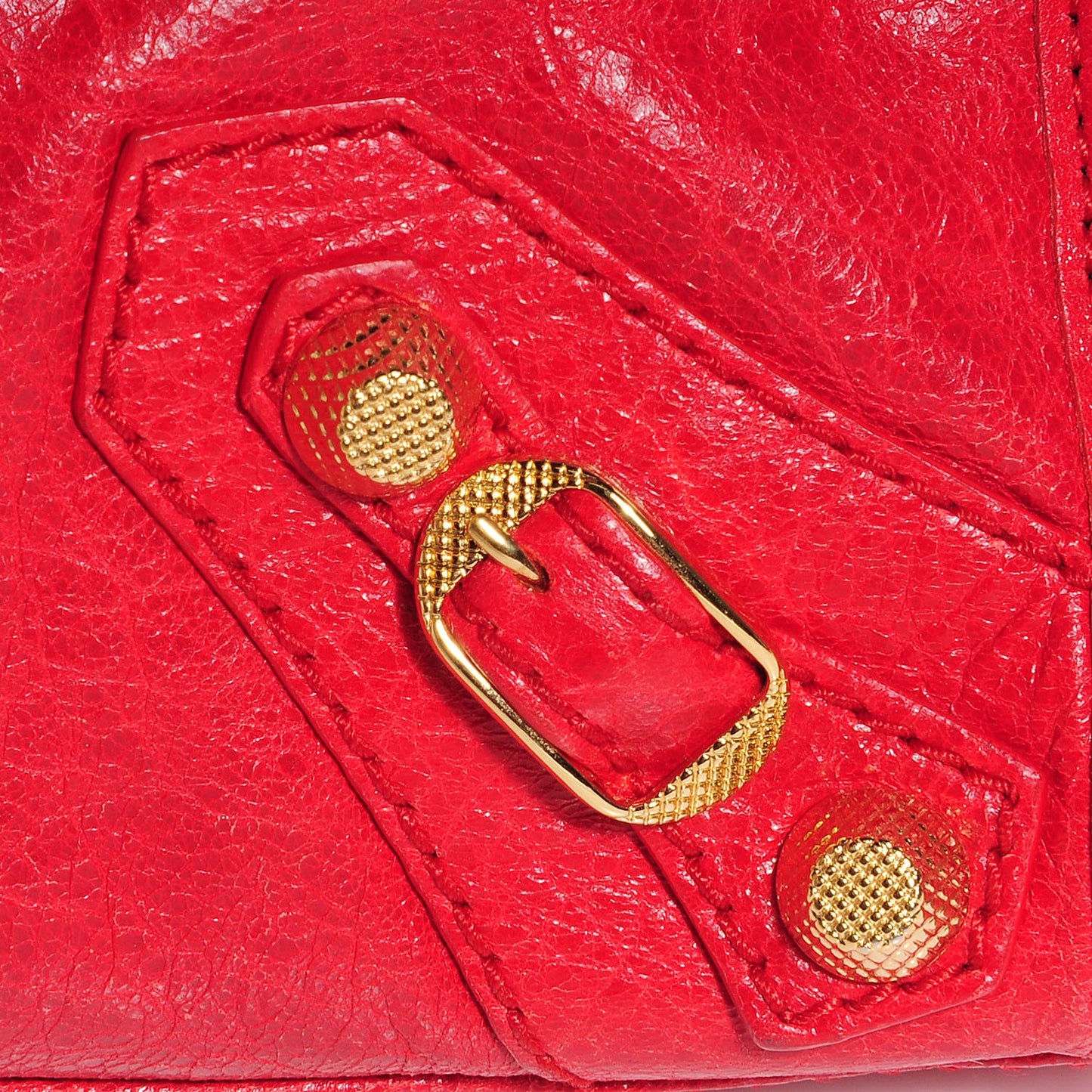 Agneau Giant 12 Gold Hardware Mini City Rouge Cardinal