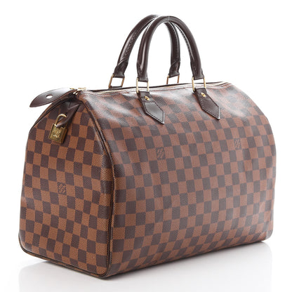 Louis Vuitton Damier Ebene Speedy 35 3 of 7