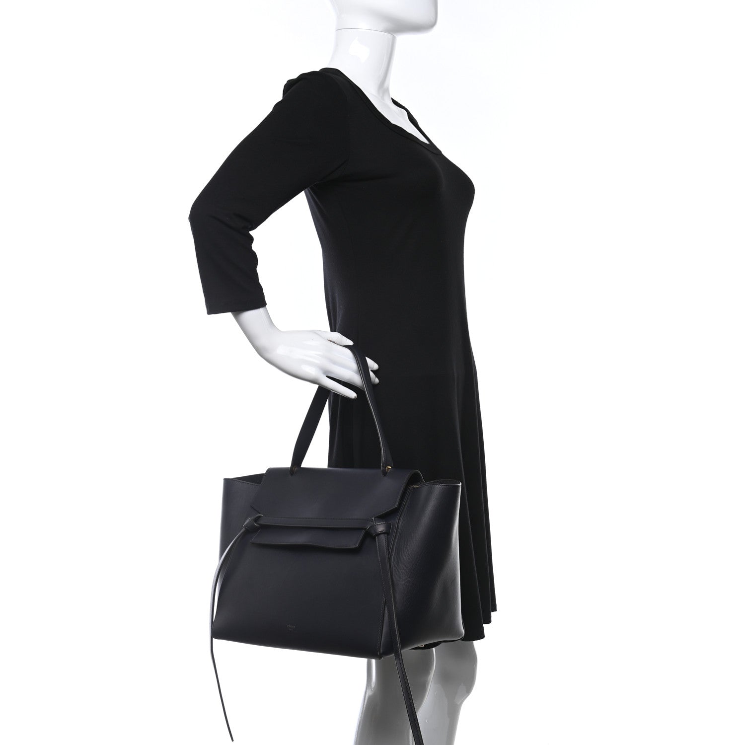 Celine Smooth Calfskin Small Belt Bag Navy 2 of 8