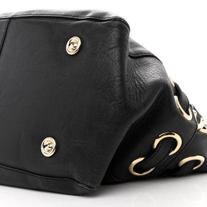 Jimmy Choo Supple Calfskin Large Radiant Hobo Black 10 of 13
