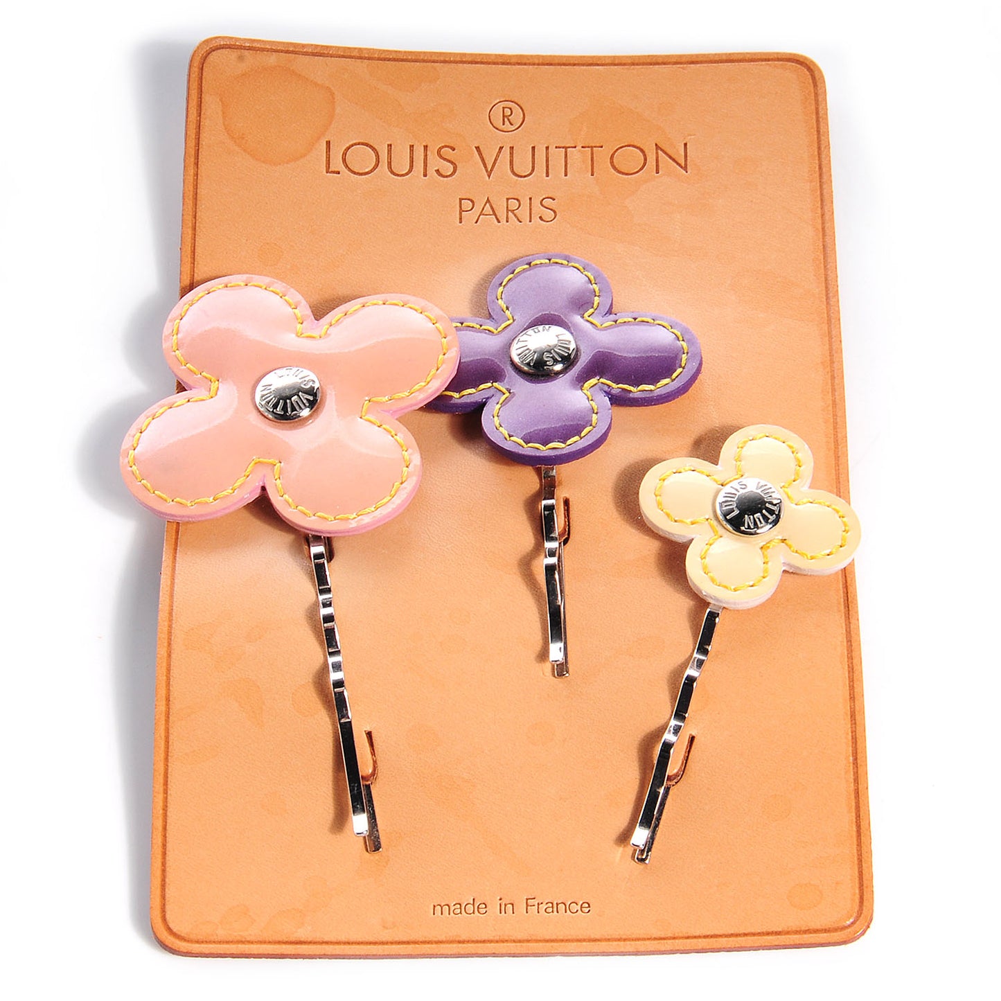 Vernis Fleur Hair Pin Barettes