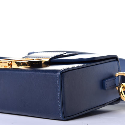 Christian Dior Smooth Calfskin Gradient 30 Montaigne Box Bag Indigo Blue 8 of 11