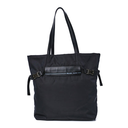 Prada Tessuto Soft Calf Nylon Tote Black 1 of 11
