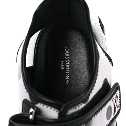 Louis Vuitton Satin Printed Polka Dot LV Archlight Sandal 40 Black White 7 of 7