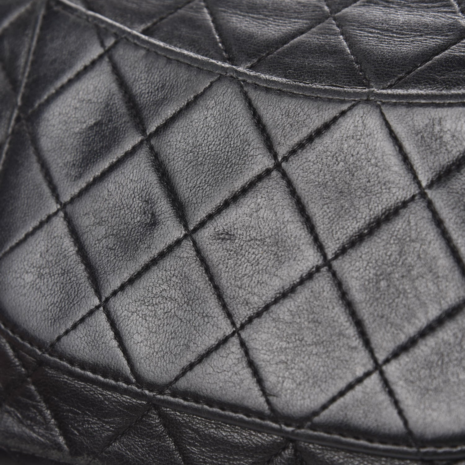Chanel Lambskin Quilted Mini Square Flap Black 12 of 14