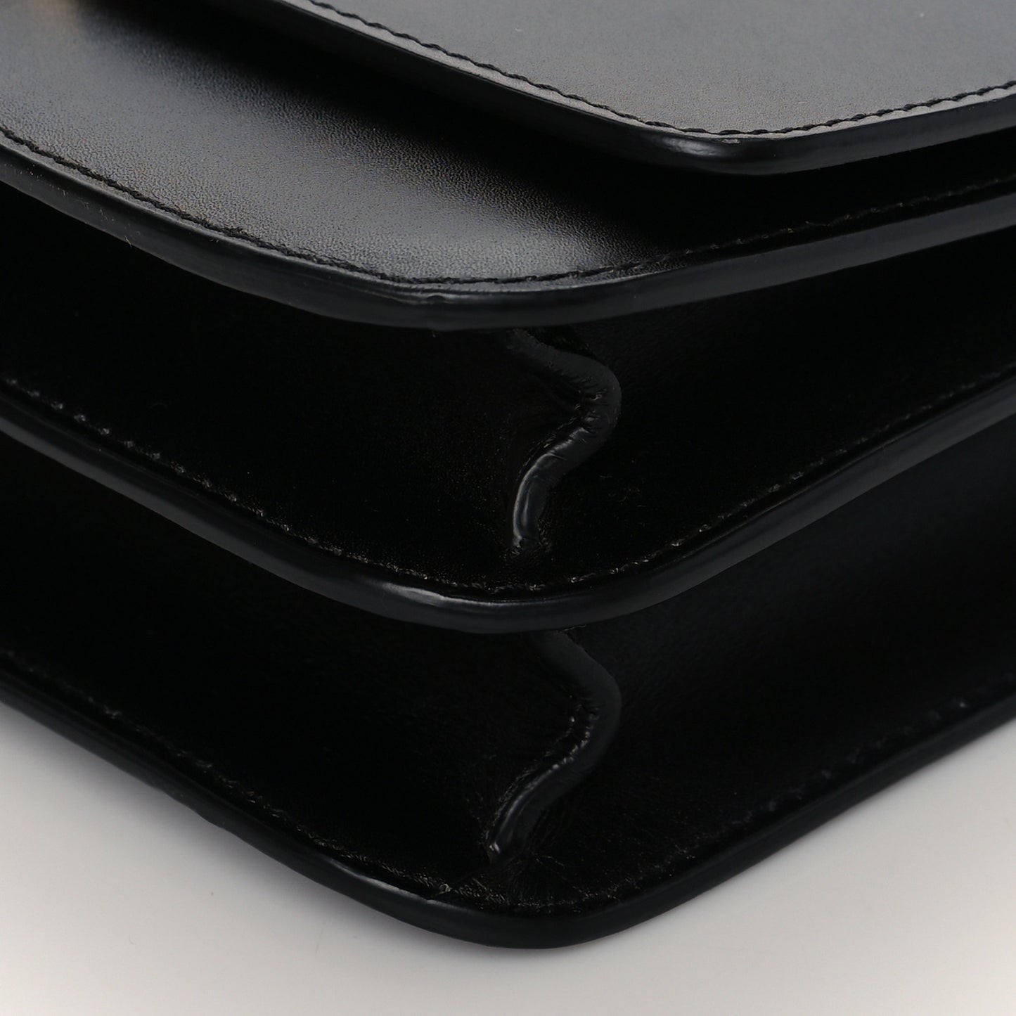 Calfskin Medium TB Bag Black