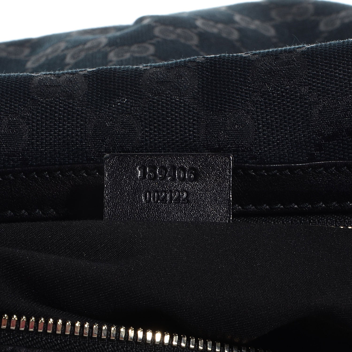 Gucci Monogram Biba Hobo Black 6 of 6