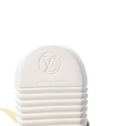 Louis Vuitton Patent Monogram LV Bahia Brazil Sandal 38 White 10 of 11