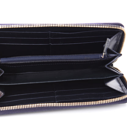 Gucci Imprime Monogram GG Pierce Zip Around Wallet Blue 4 of 8