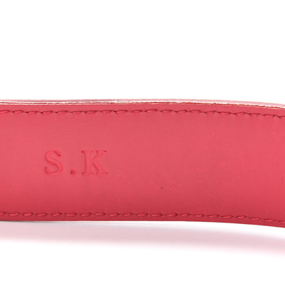 Louis Vuitton Monogram Multicolor LV Cut Reversible Belt 80 32 White Grenade 6 of 8