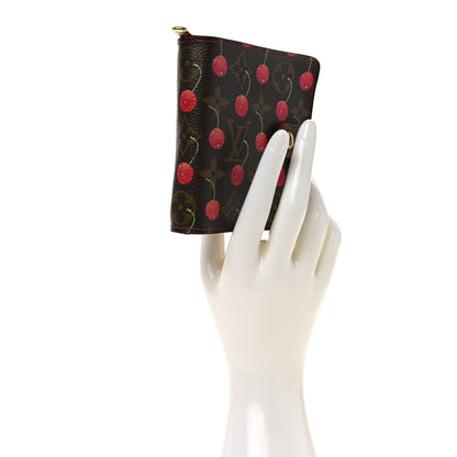 Louis Vuitton Monogram Cerises Compact Zippe Wallet 2 of 6