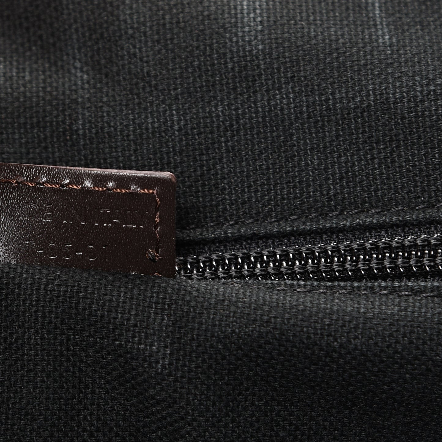 Smoked Haymarket Check Messenger Bag Brown