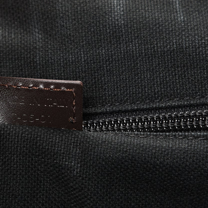 Burberry Smoked Haymarket Check Messenger Bag Brown 6 of 16