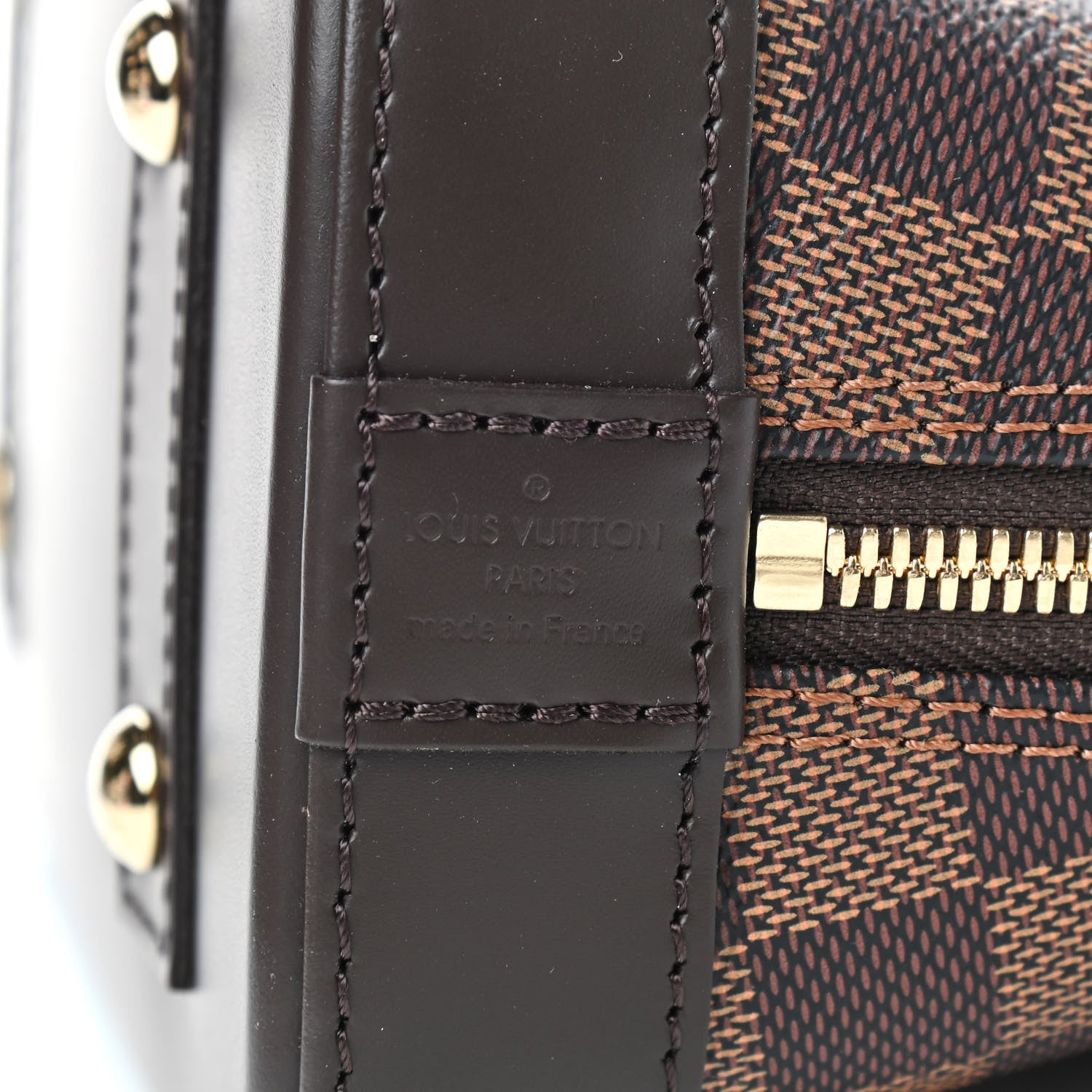 Louis Vuitton Damier Ebene Alma BB 8 of 8