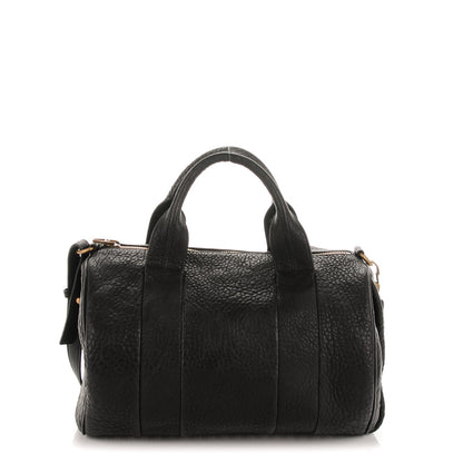 Alexander Wang Pebbled Lambskin Rocco Black Antique Brass Hardware 1 of 6