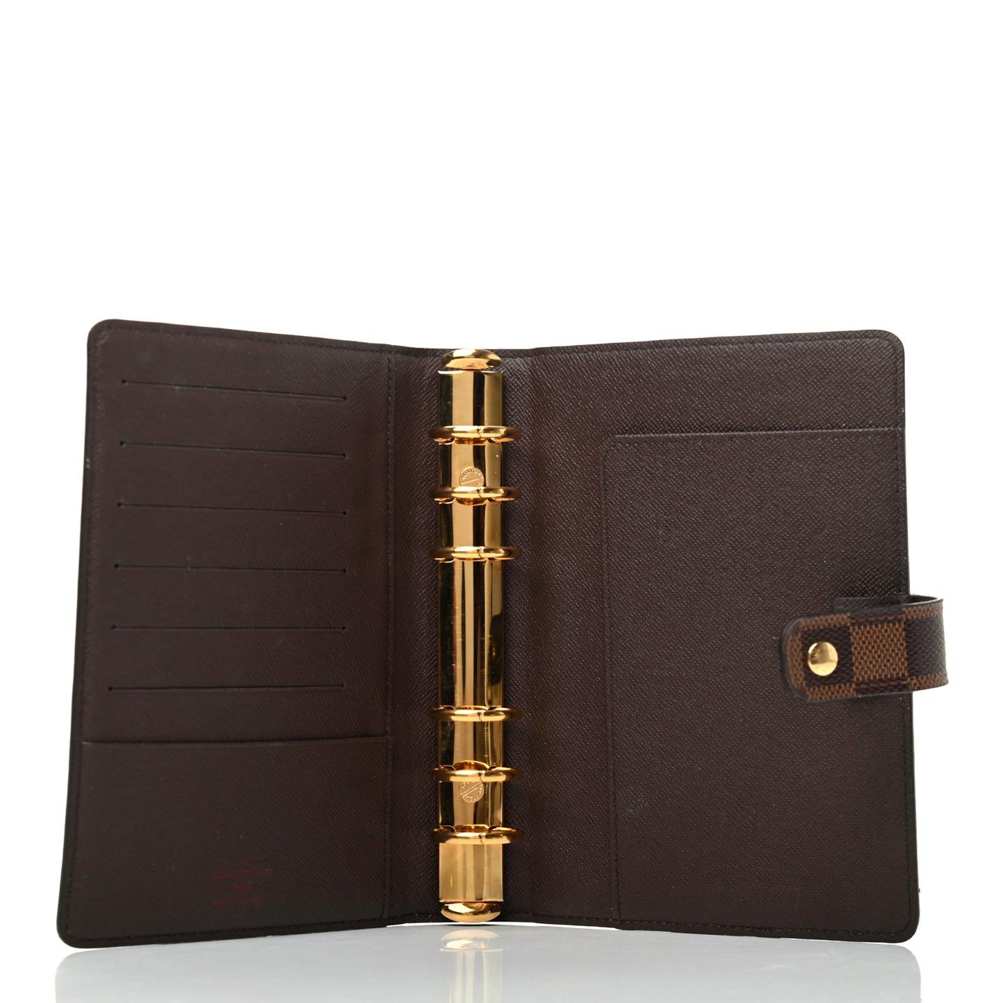 Damier Ebene Medium Ring Agenda Cover
