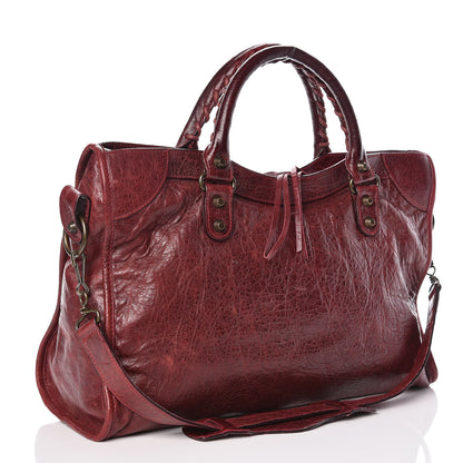 Balenciaga Agneau Classic Hardware City Rouge Grenat 4 of 13