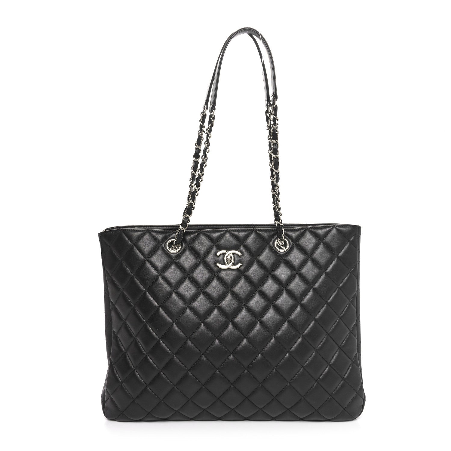 Chanel Calfskin Quilted Timeless Tote  Black 1 of 11