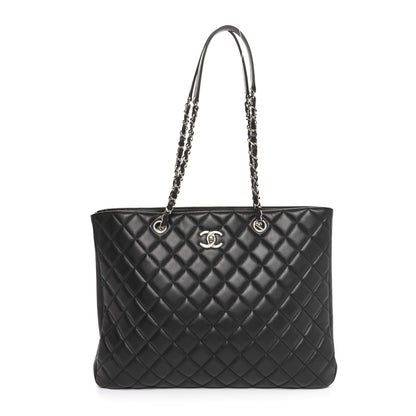 Chanel Calfskin Quilted Timeless Tote  Black 1 of 11