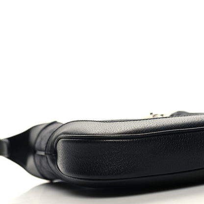 Gucci X BALENCIAGA BB Monogram Calfskin Web Small Jackie 1961 Hobo Black 9 of 10
