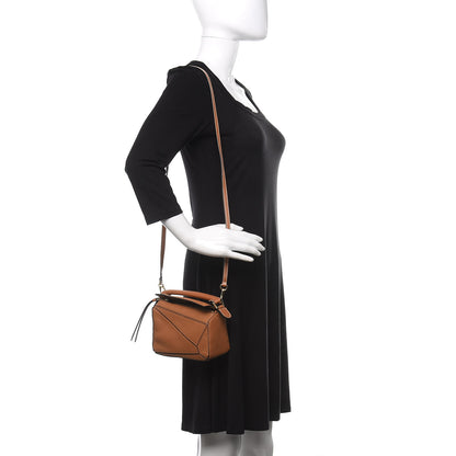 Loewe Calfskin Mini Puzzle Bag Tan 2 of 9