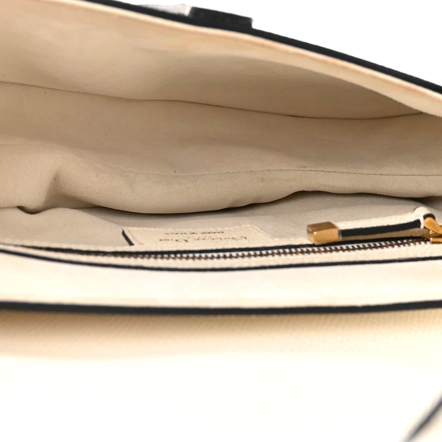 Christian Dior Grained Calfskin Saddle Bag With Strap Latte 5 of 10