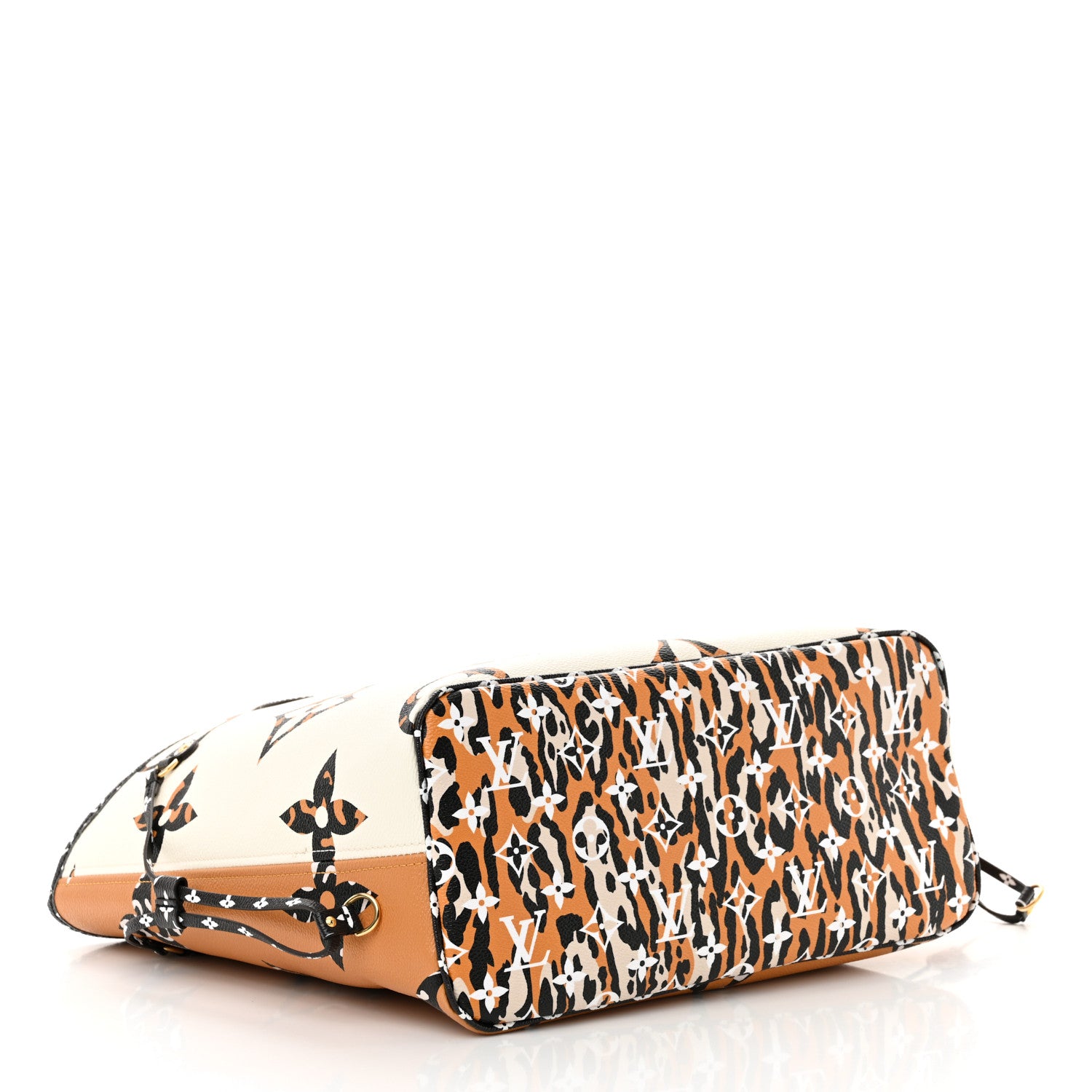 Louis Vuitton Monogram Giant Jungle Neverfull MM Ivory 4 of 12