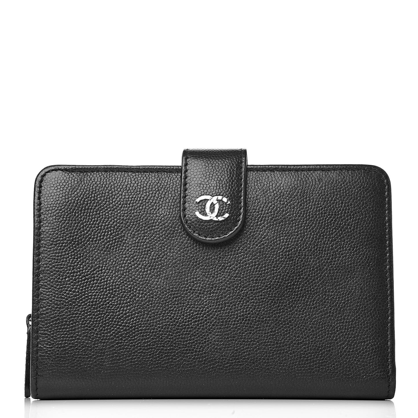 Caviar Sevruga Zip Pocket Wallet Black