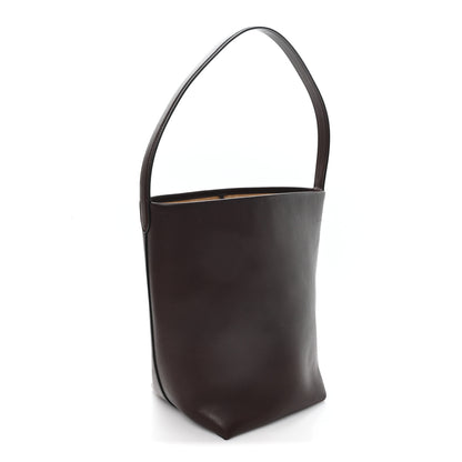 The Row Polished Saddle Calfskin Medium N/S Park Tote Chestnut 3 of 9